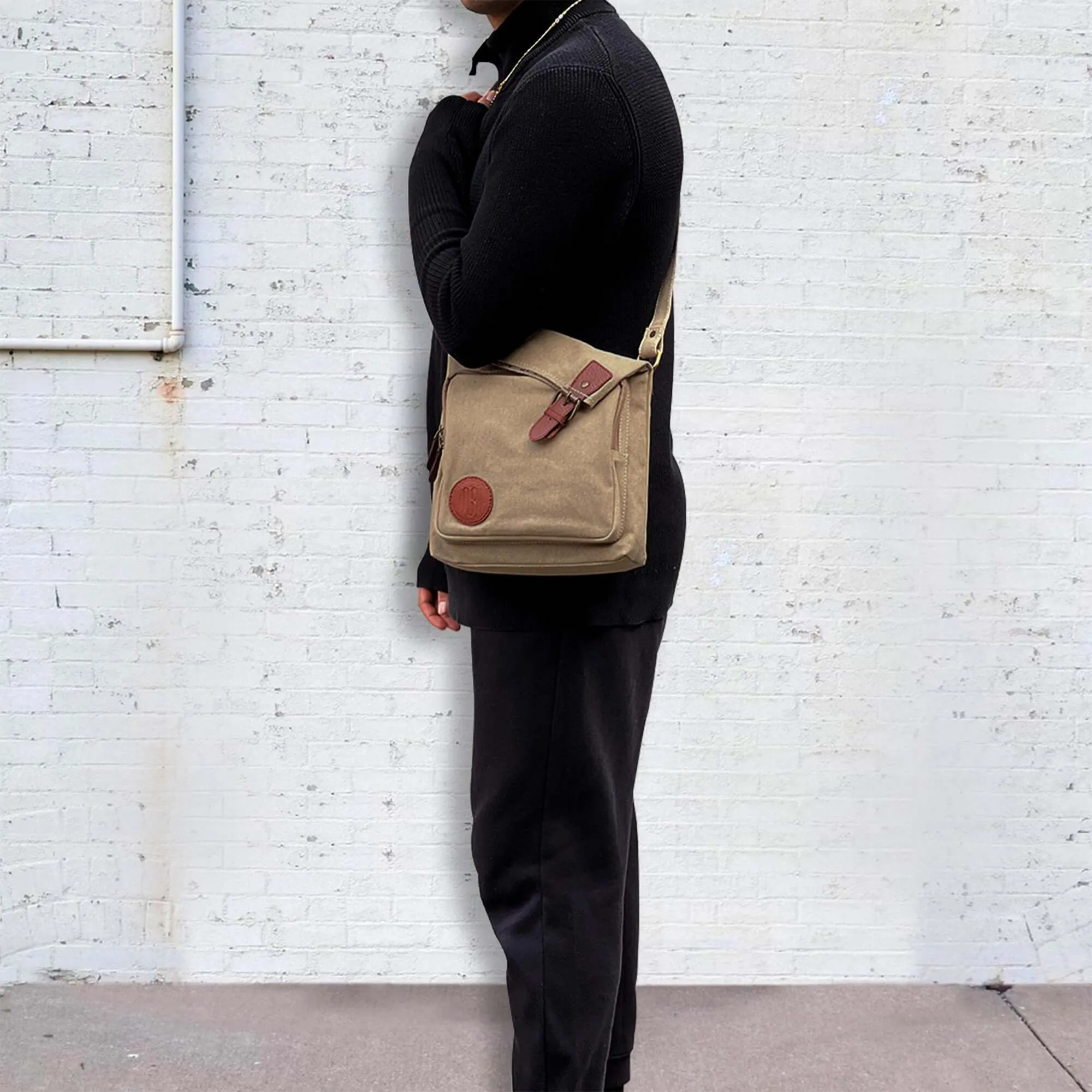 Flint Crossbody Sling bag For Men & Women - Beige
