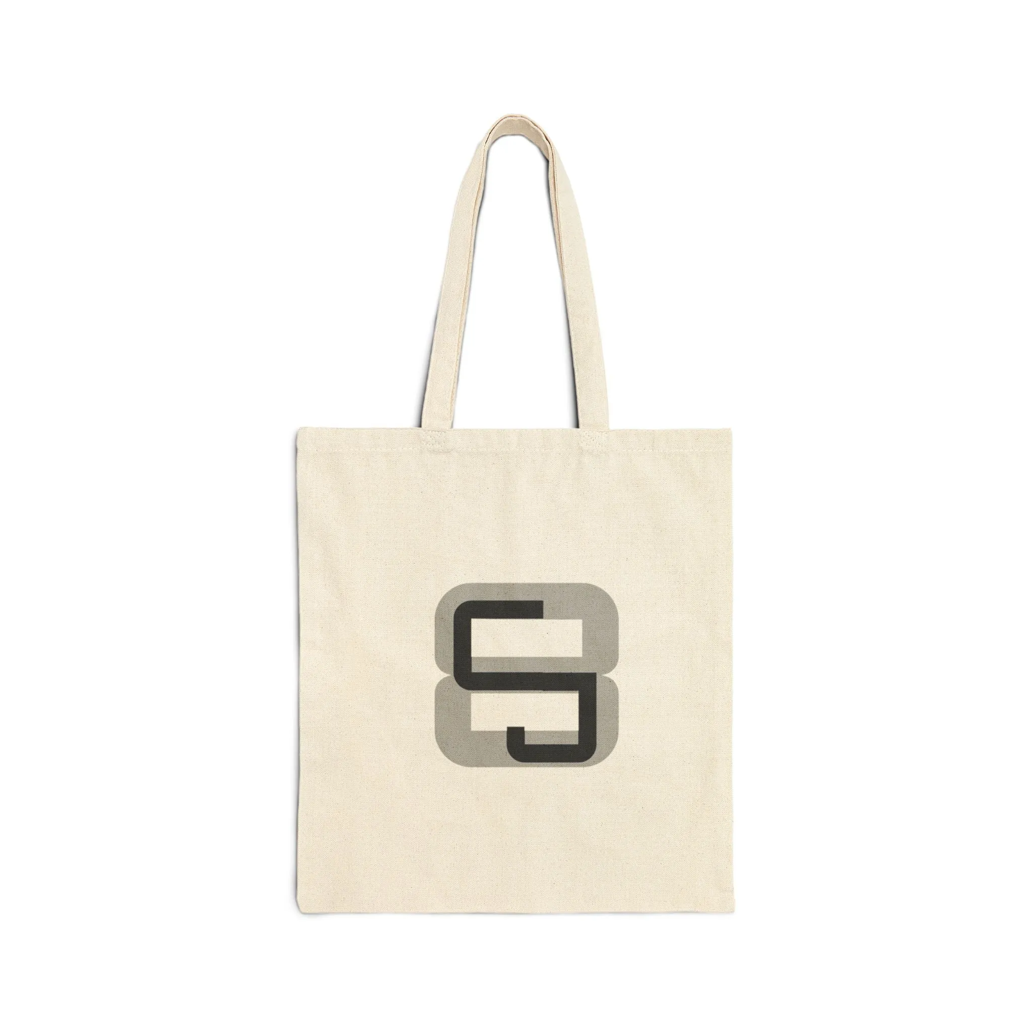 Flowered Cotton Canvas Tote Bag-CJ8