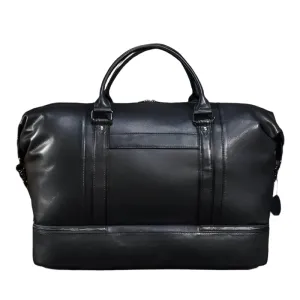 Genuine Leather Luggage Duffle Bags for Men and Women Weekend Bag