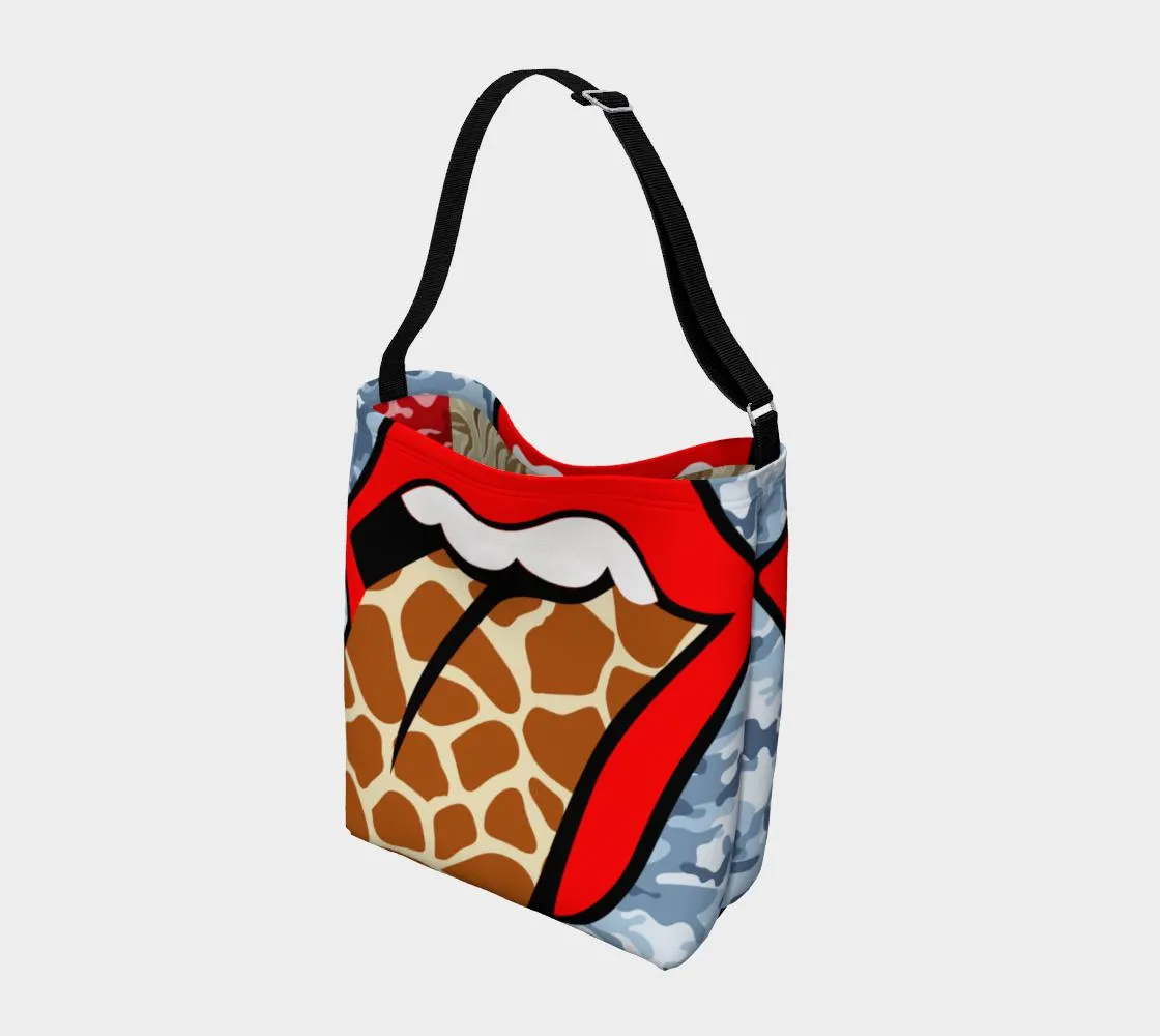 Giraffe Safari Neoprene Tote
