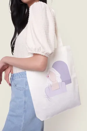 Graphic Canvas Tote Bag