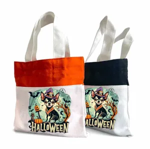 Halloween Chihuahua - Halloween Tote Bag 14" x 16"