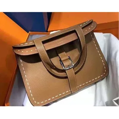 Hand stitches full grain leather crossbody bags