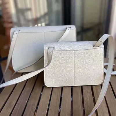 Hand stitches full grain leather crossbody bags