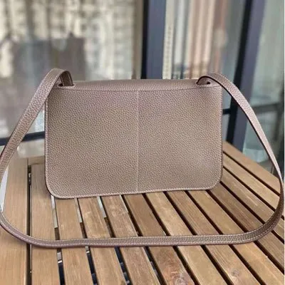 Hand stitches full grain leather crossbody bags