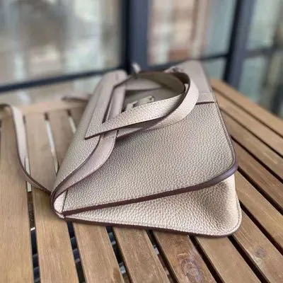 Hand stitches full grain leather crossbody bags