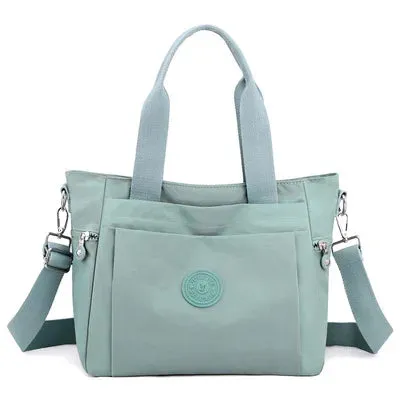 Handbags Women Waterproof Nylon Shoulder Bag for Ladies Elegant Female Travel Big Tote Bags Belt Adjustable Designer Mommy Bolsa
