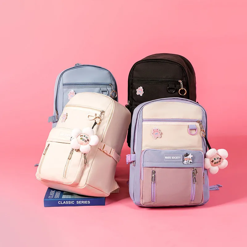 HARAJUKU BRIGHT COLOR LARGE CAPACITY BACKPACK UB2610