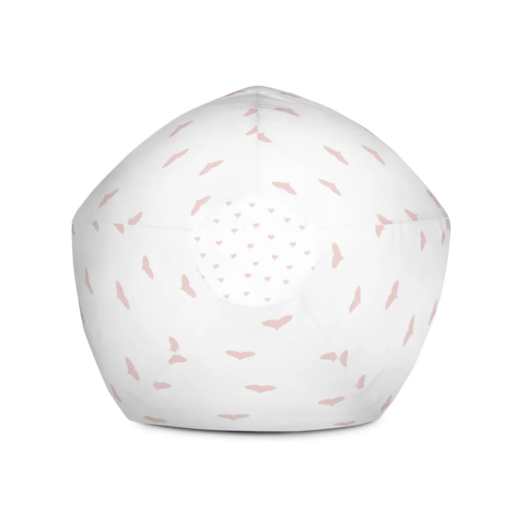 Hearts Pattern - Sustainably Made Bean Bag Chair Cover