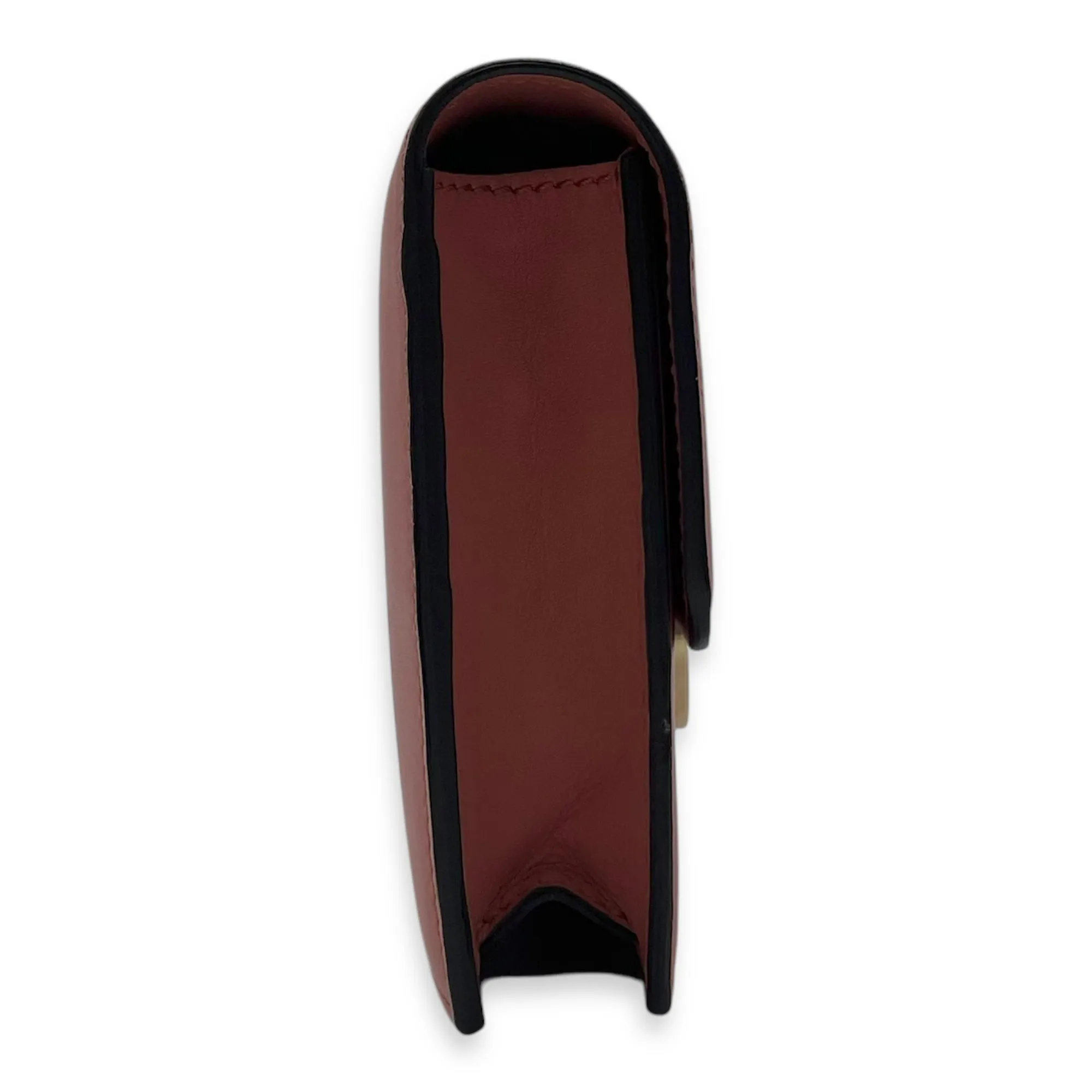 Interlocking G Crossbody Bag Red in Calfskin, Gold hardware