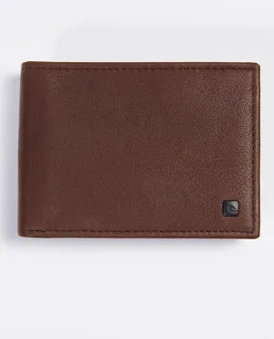 K-Roo RFID Slim ZF Leather Wallet | Brown