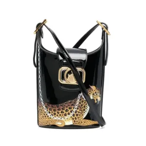 Lanvin Black Leather Crossbody Bag