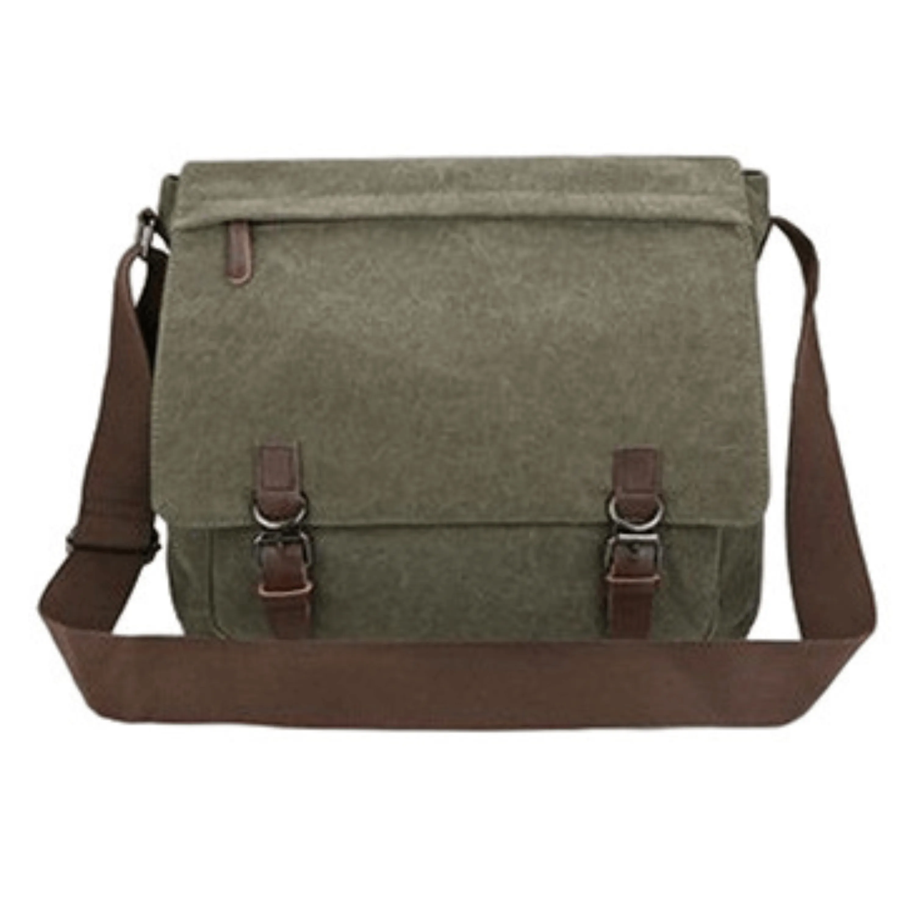 Large 13" &amp; Extra Large 15" Canvas Cross Body Messenger Satchel &amp; Computer Travel Bag