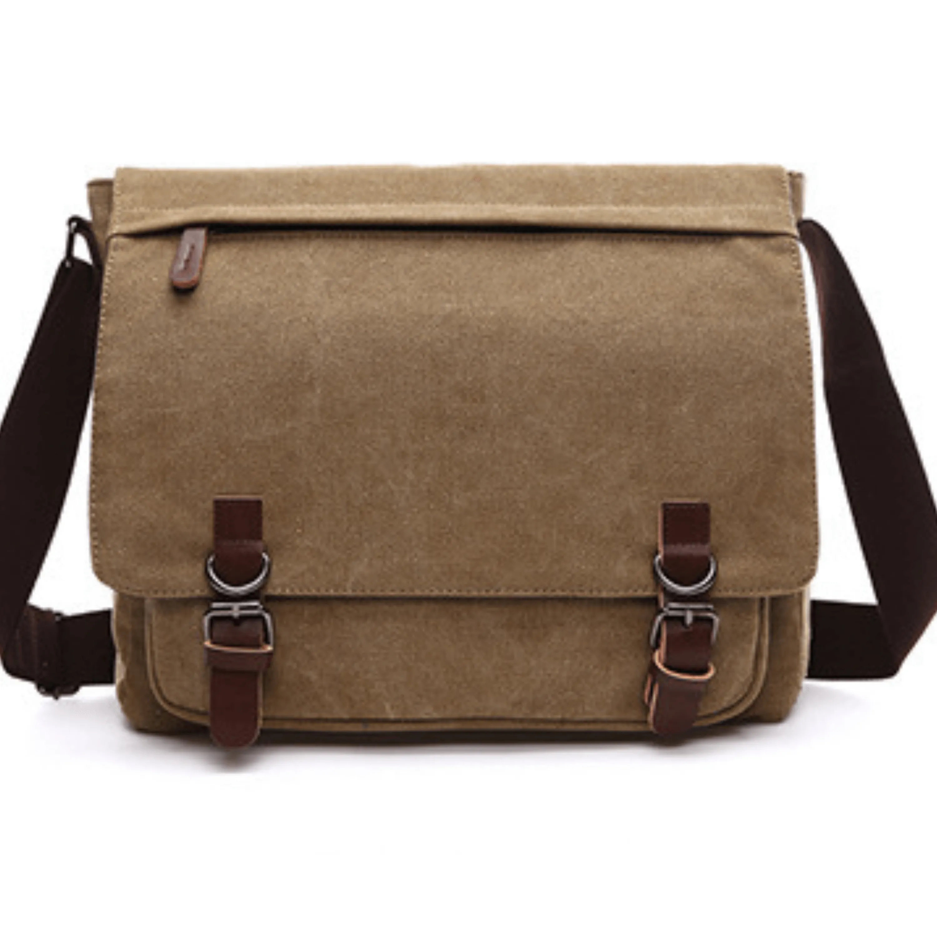 Large 13" &amp; Extra Large 15" Canvas Cross Body Messenger Satchel &amp; Computer Travel Bag