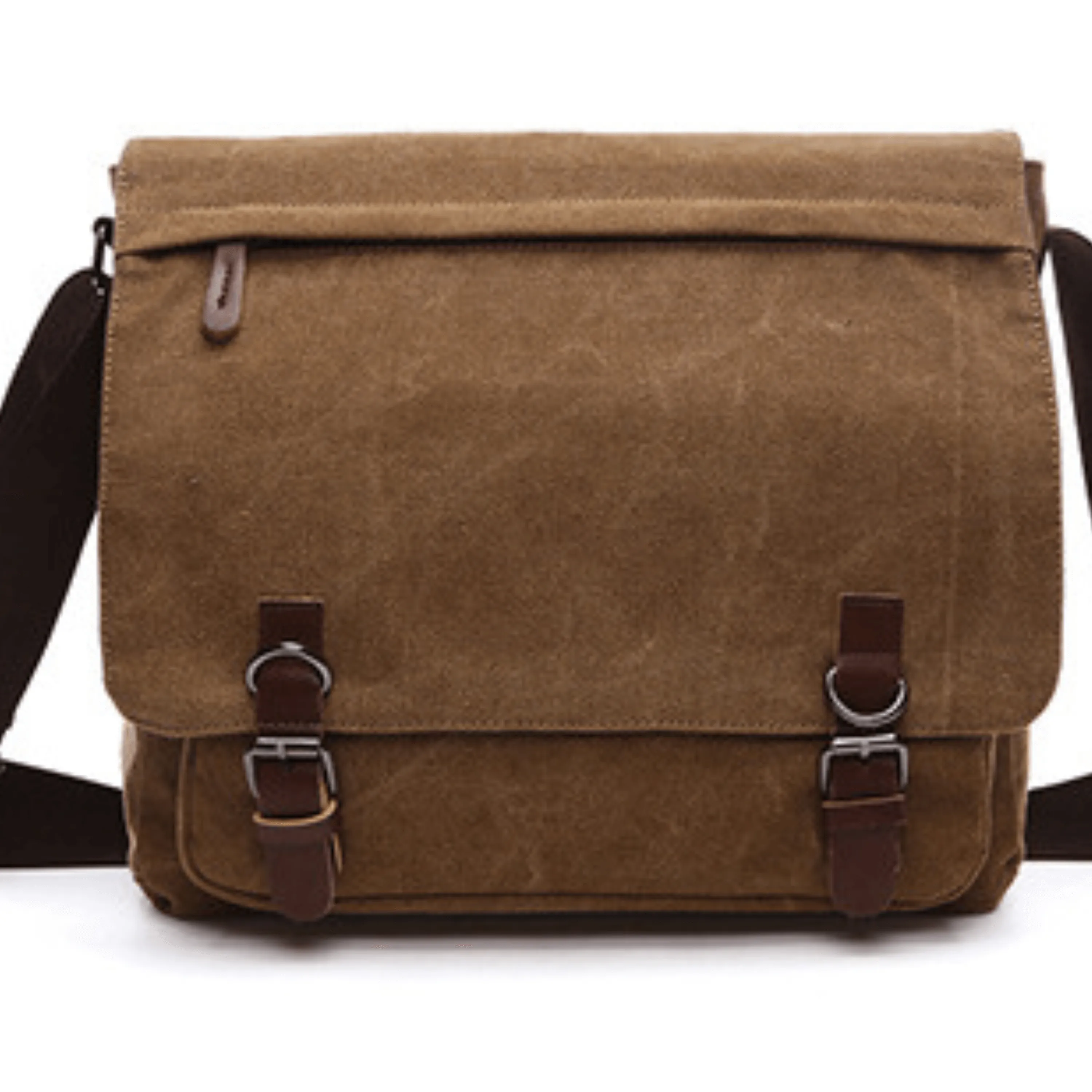 Large 13" &amp; Extra Large 15" Canvas Cross Body Messenger Satchel &amp; Computer Travel Bag