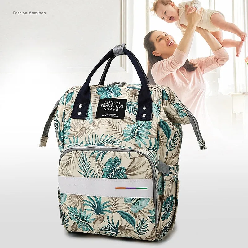 Large Capacity Diaper Bag Backpack Fashion | Mommy Bag Baby Diaper