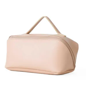 Large Capacity Travel Cosmetic Bag Peach