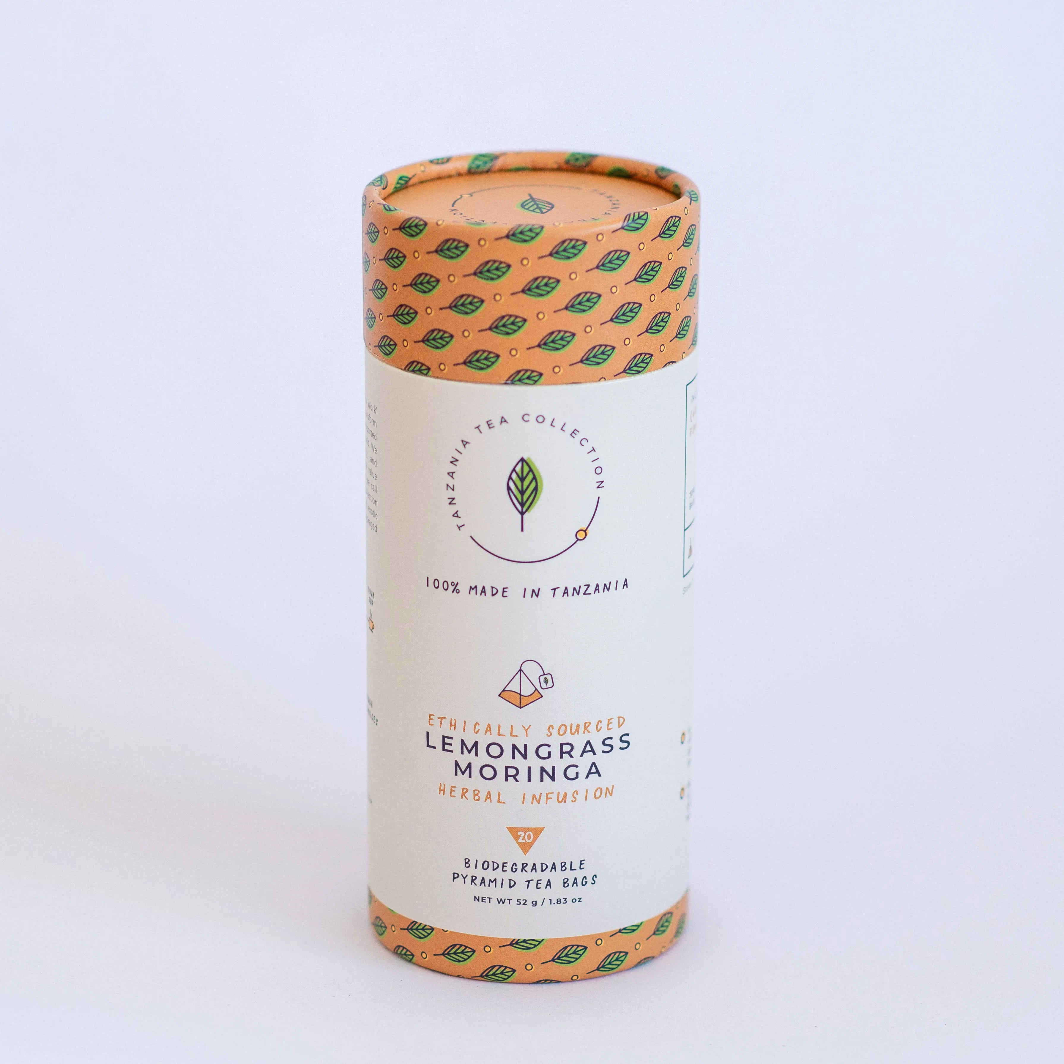 Lemongrass Moringa (20 biodegradable pyramid tea bags)