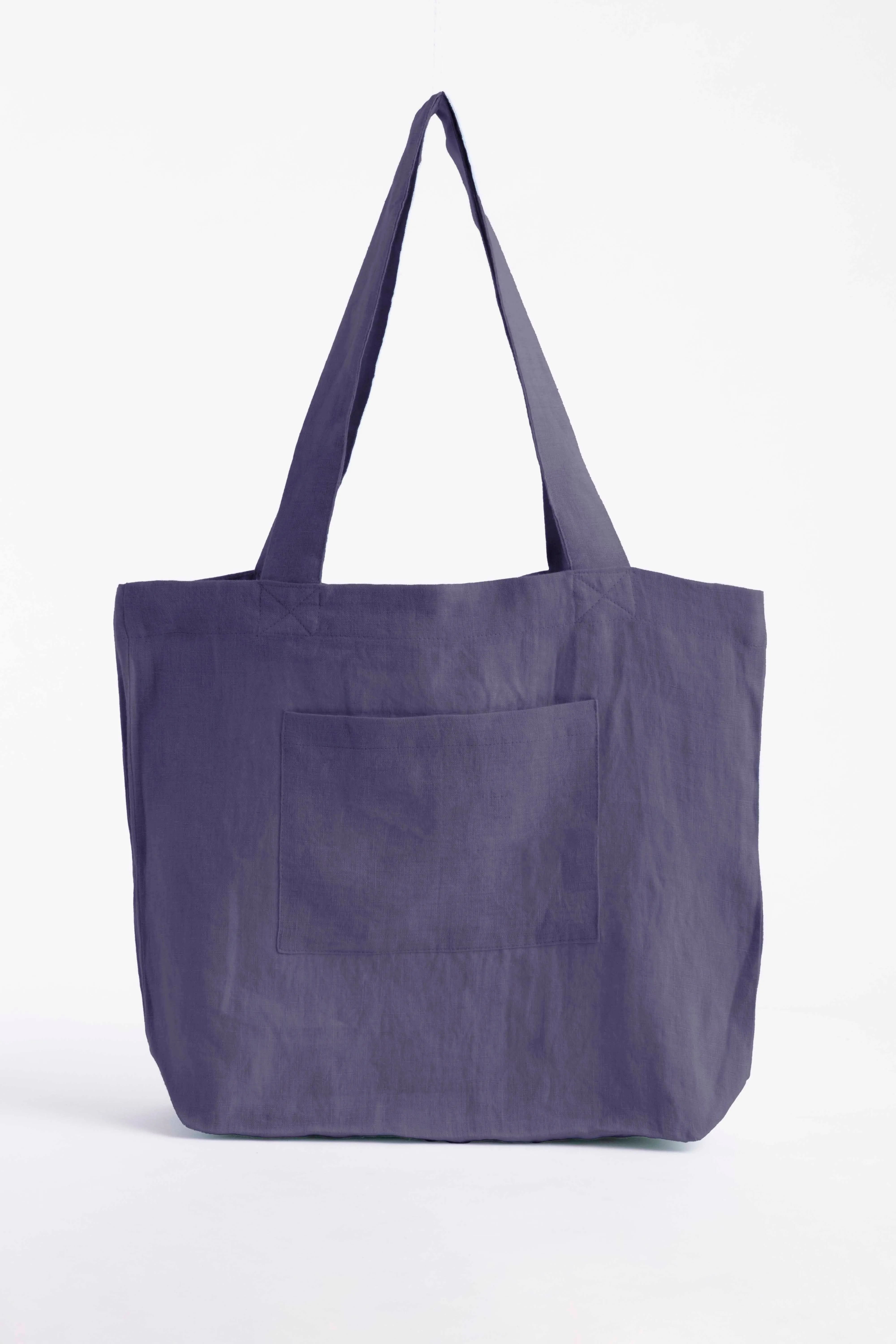Linen Tote Bag-Dusty Gold