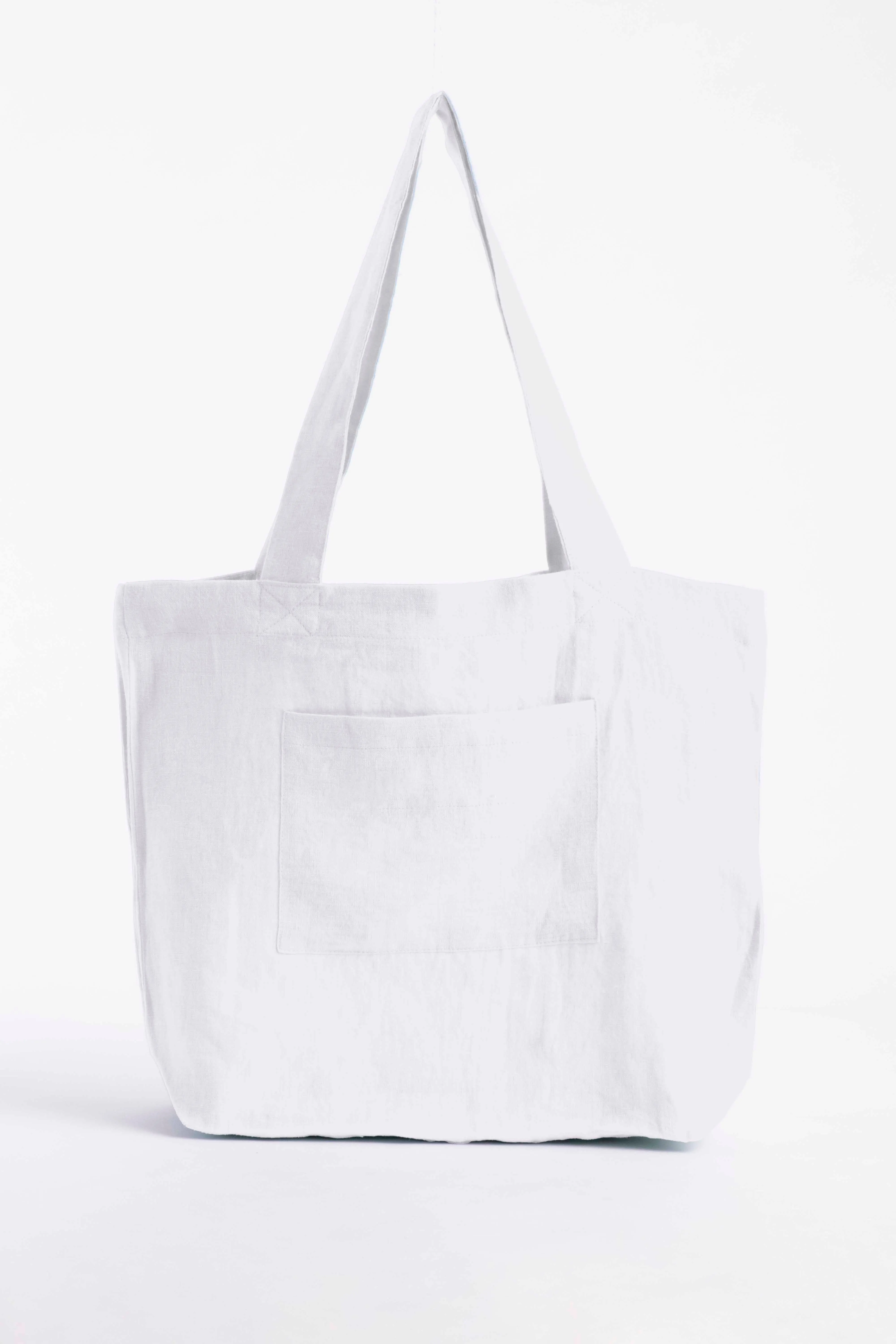 Linen Tote Bag-Dusty Gold