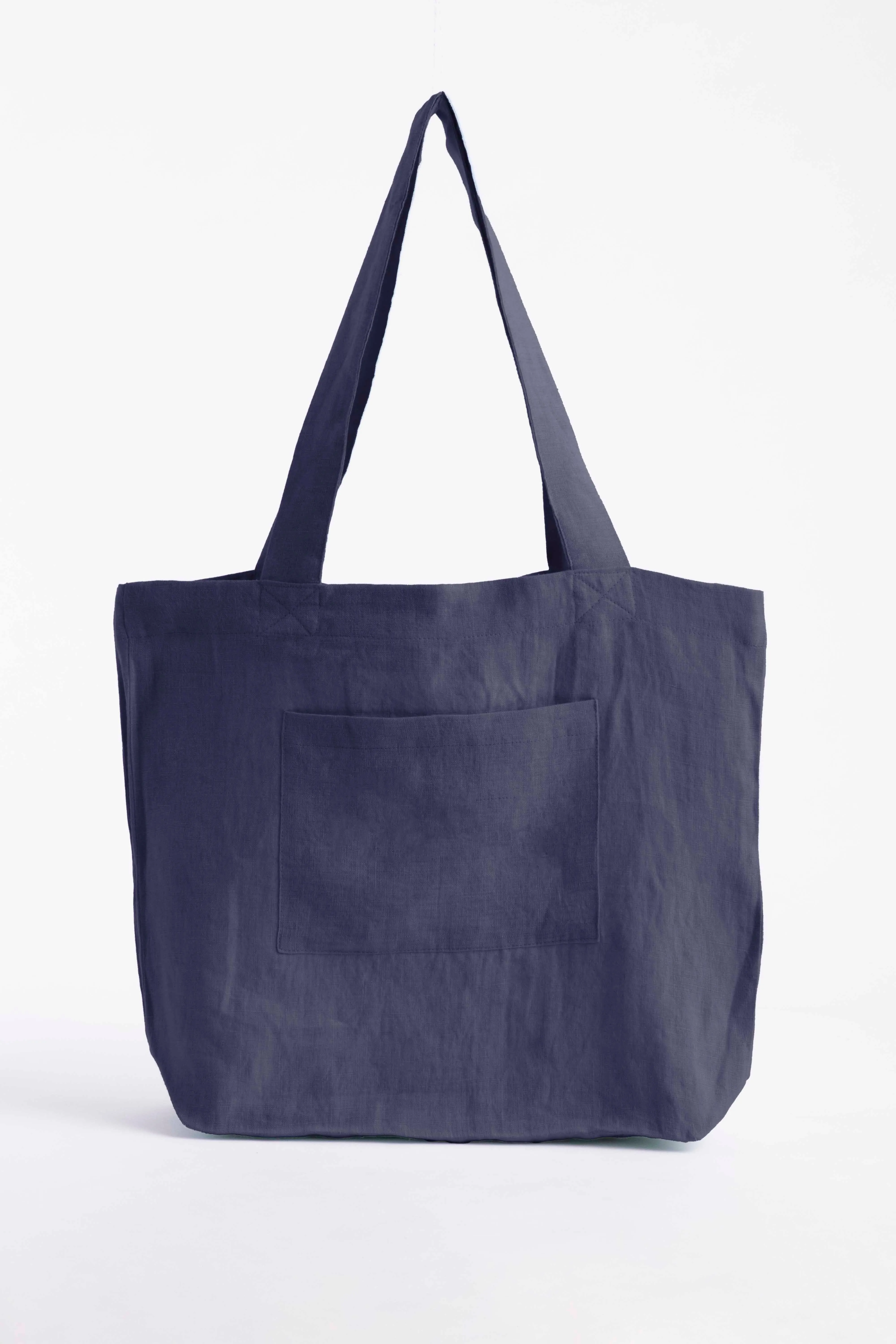 Linen Tote Bag-Dusty Gold