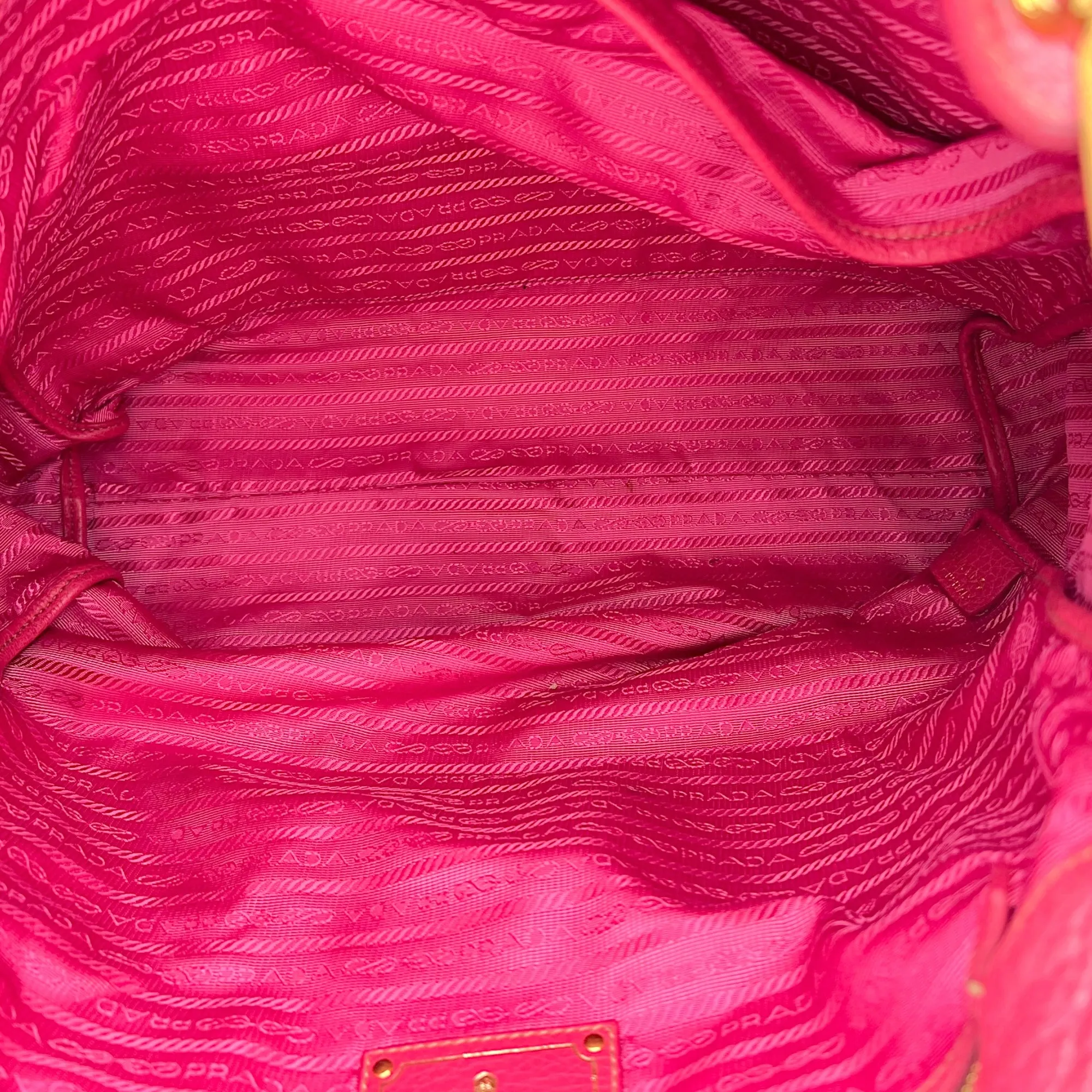 Logo Tote Bag Pink in Calfskin, Gold hardware