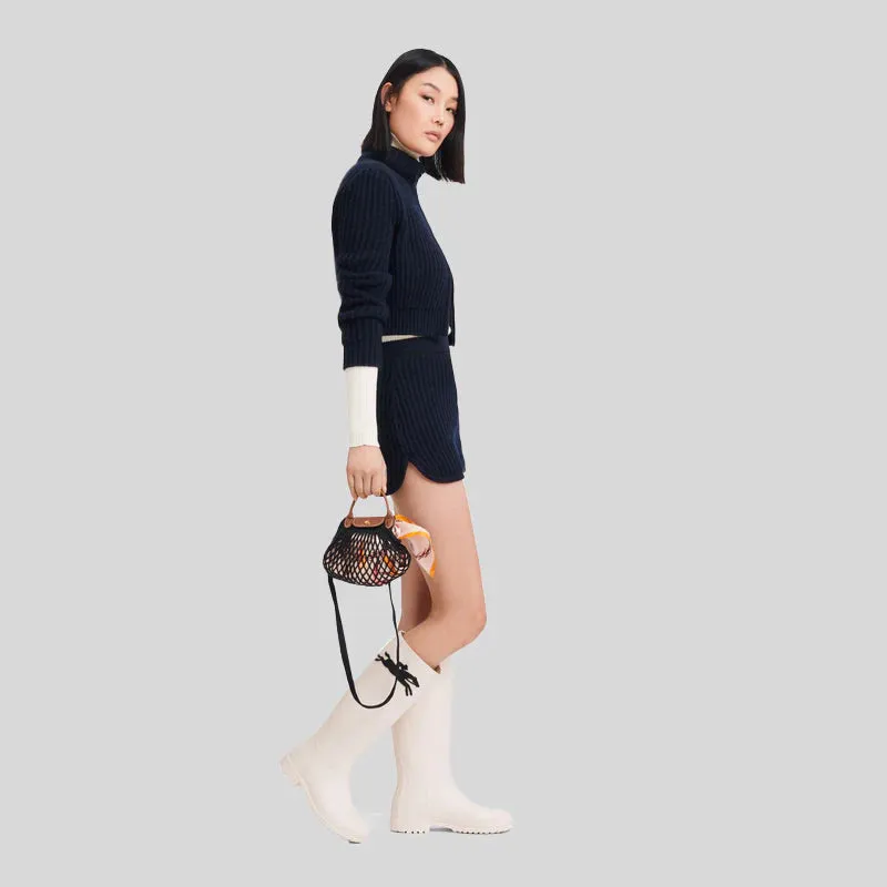 LONGCHAMP Le Pliage Filet XS Mesh Bag Black RB-10139HVH