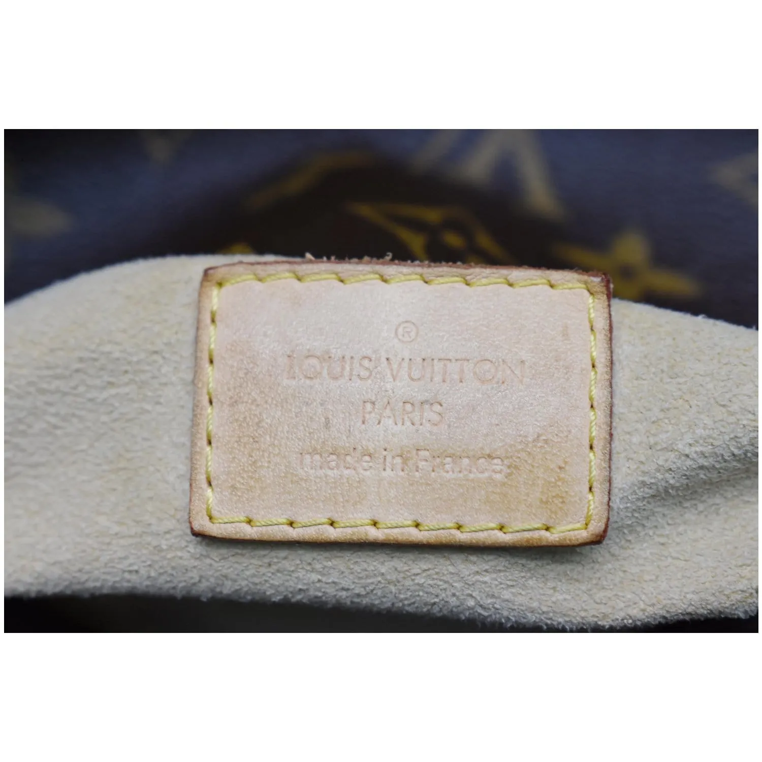 LOUIS VUITTON Artsy MM Monogram Canvas Shoulder Bag Brown