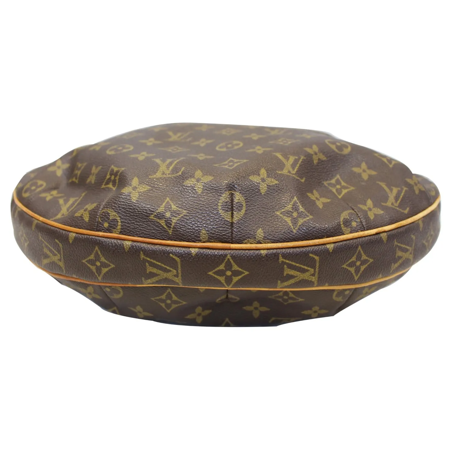 LOUIS VUITTON Croissant GM Monogram Canvas Shoulder Bag Brown