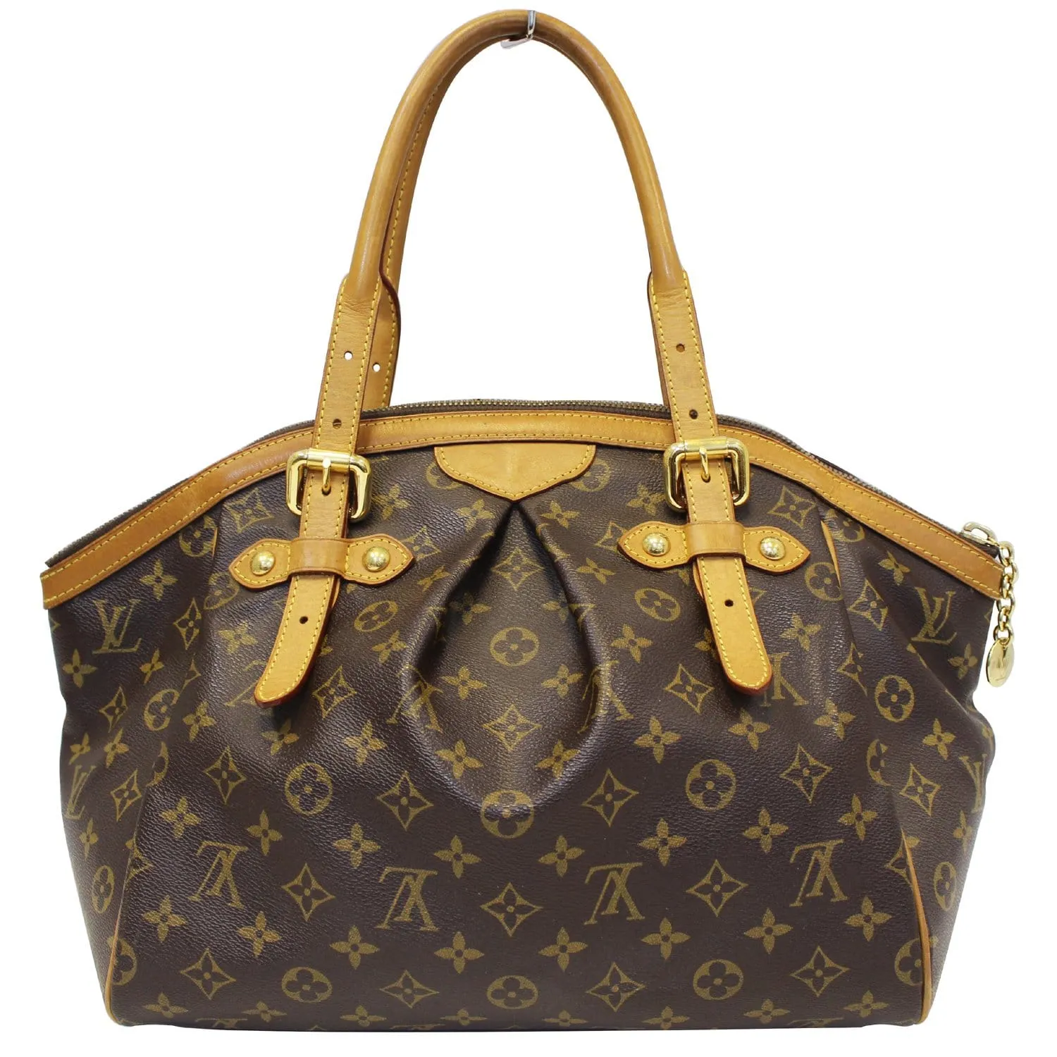 LOUIS VUITTON Tivoli GM Monogram Canvas Brown Shoulder Bag Brown