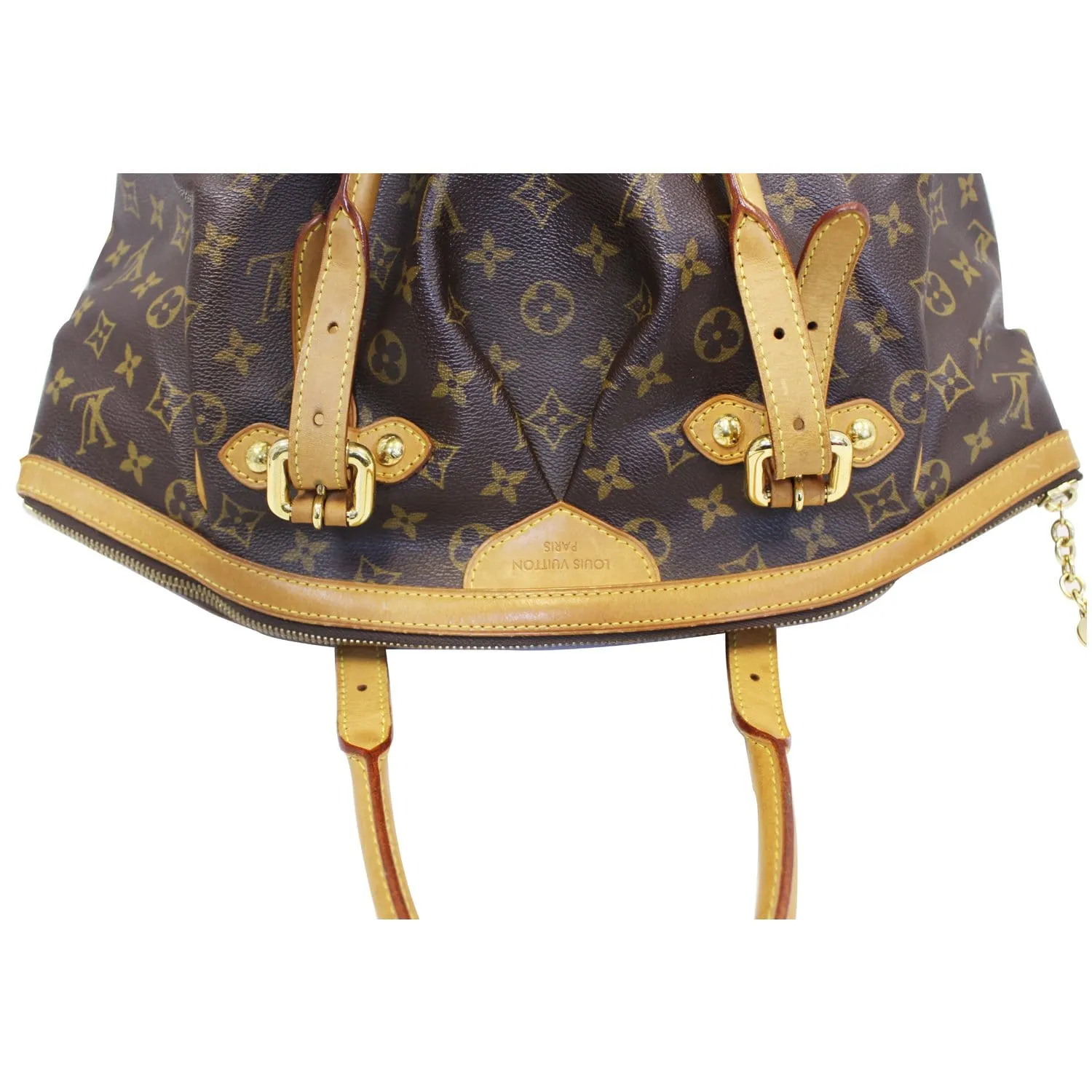 LOUIS VUITTON Tivoli GM Monogram Canvas Brown Shoulder Bag Brown