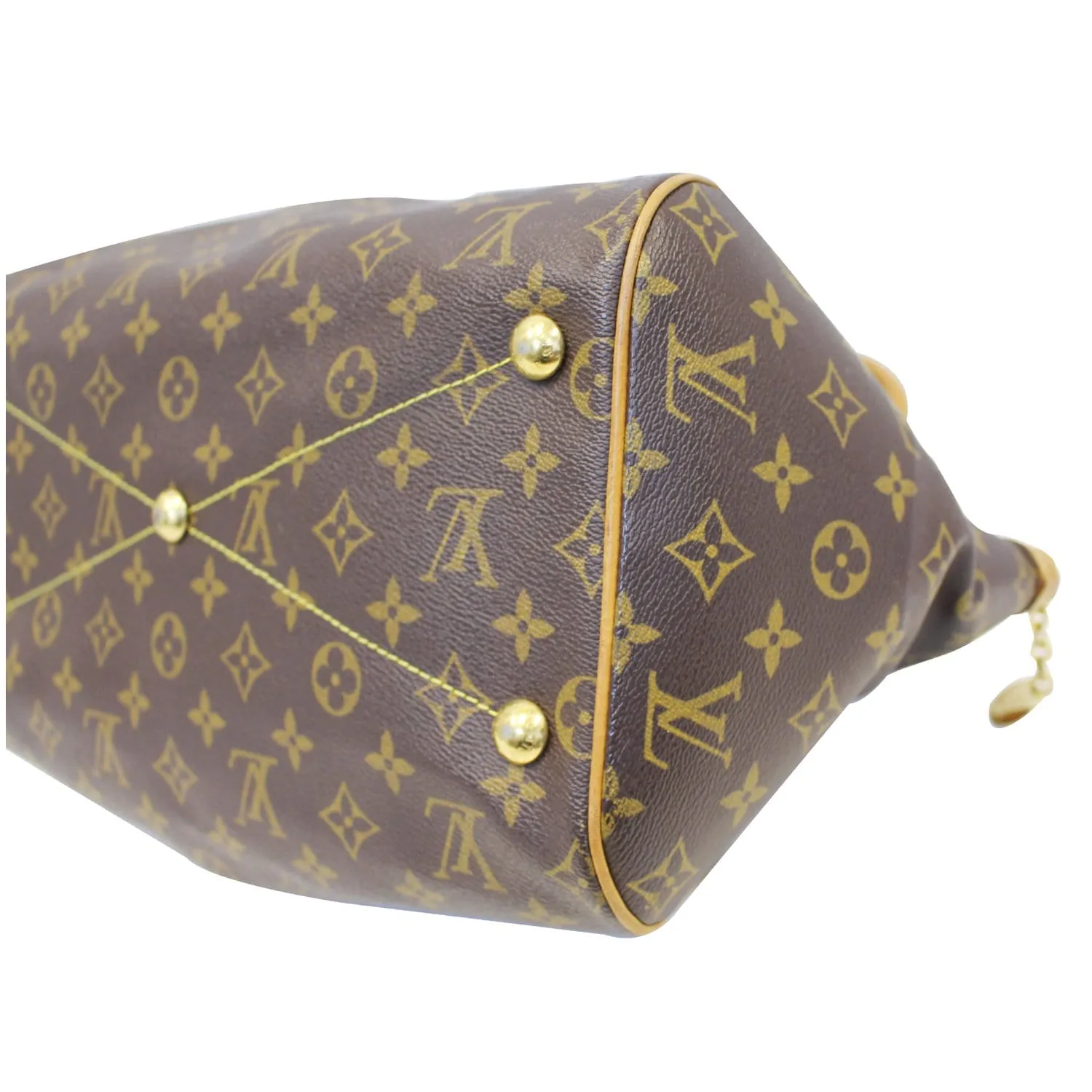 LOUIS VUITTON Tivoli GM Monogram Canvas Brown Shoulder Bag Brown