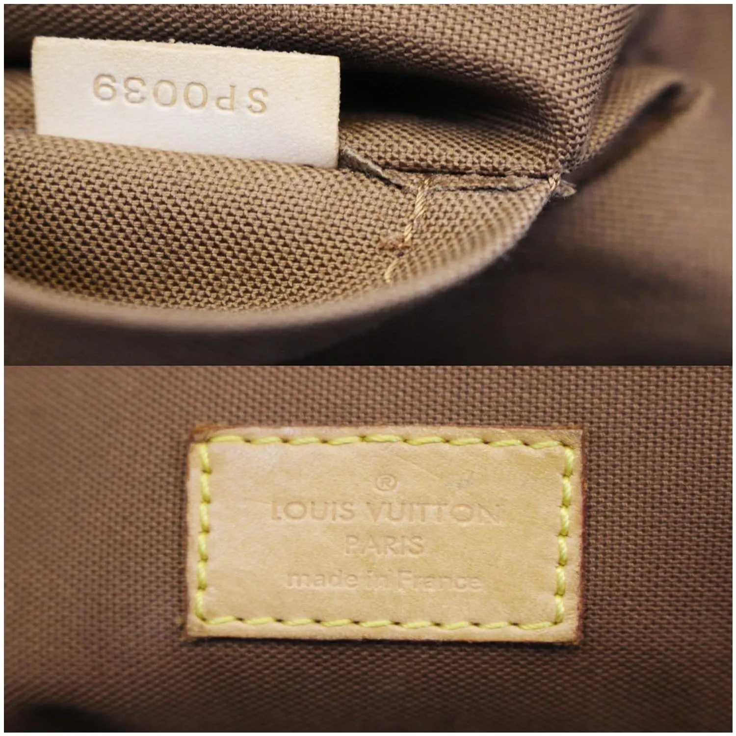 LOUIS VUITTON Tivoli GM Monogram Canvas Brown Shoulder Bag Brown