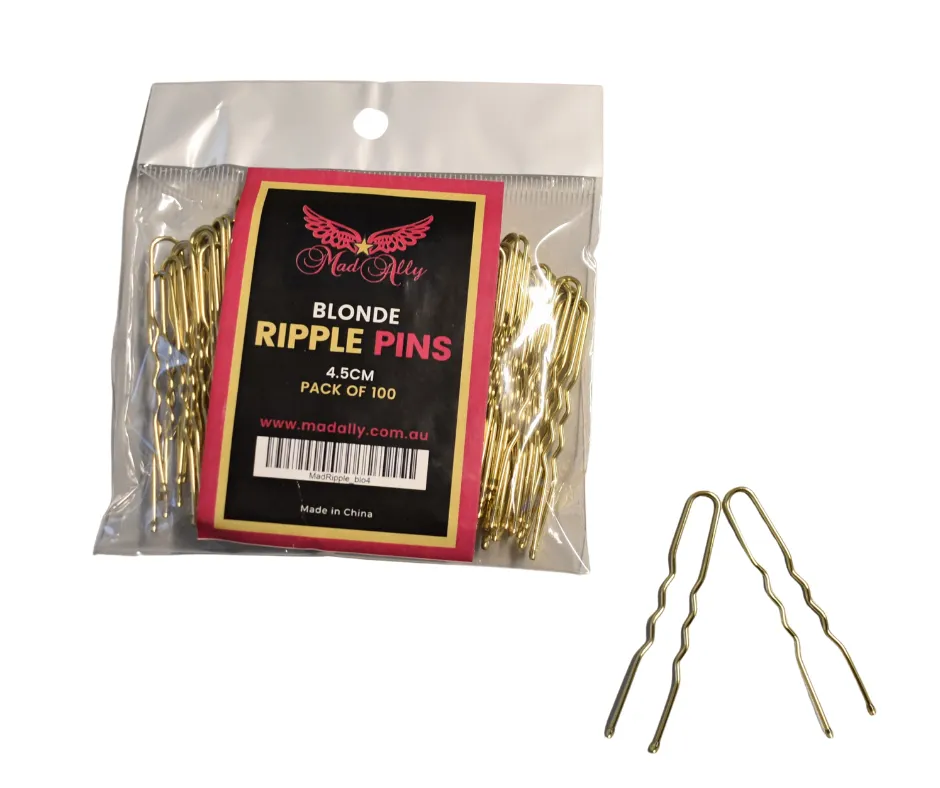 Mad Ally Ripple Bun Pins 4.5Cm / 6Cm
