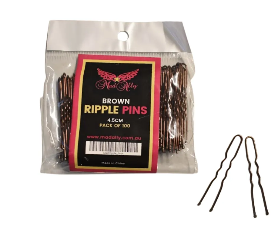 Mad Ally Ripple Bun Pins 4.5Cm / 6Cm