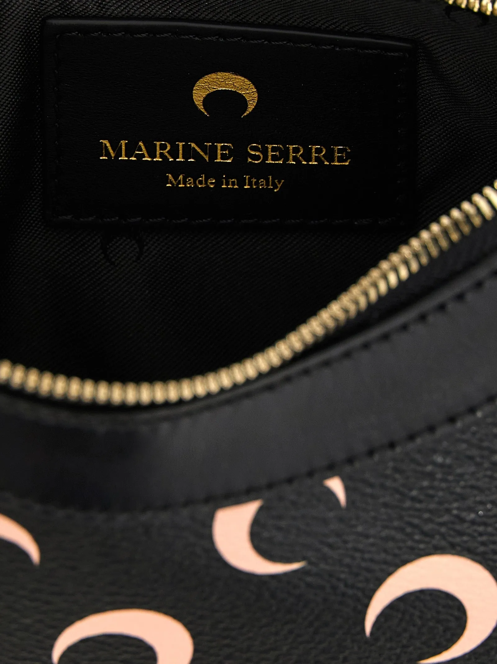Marine Serre 'Moon Canvas eclips' mini axelväska