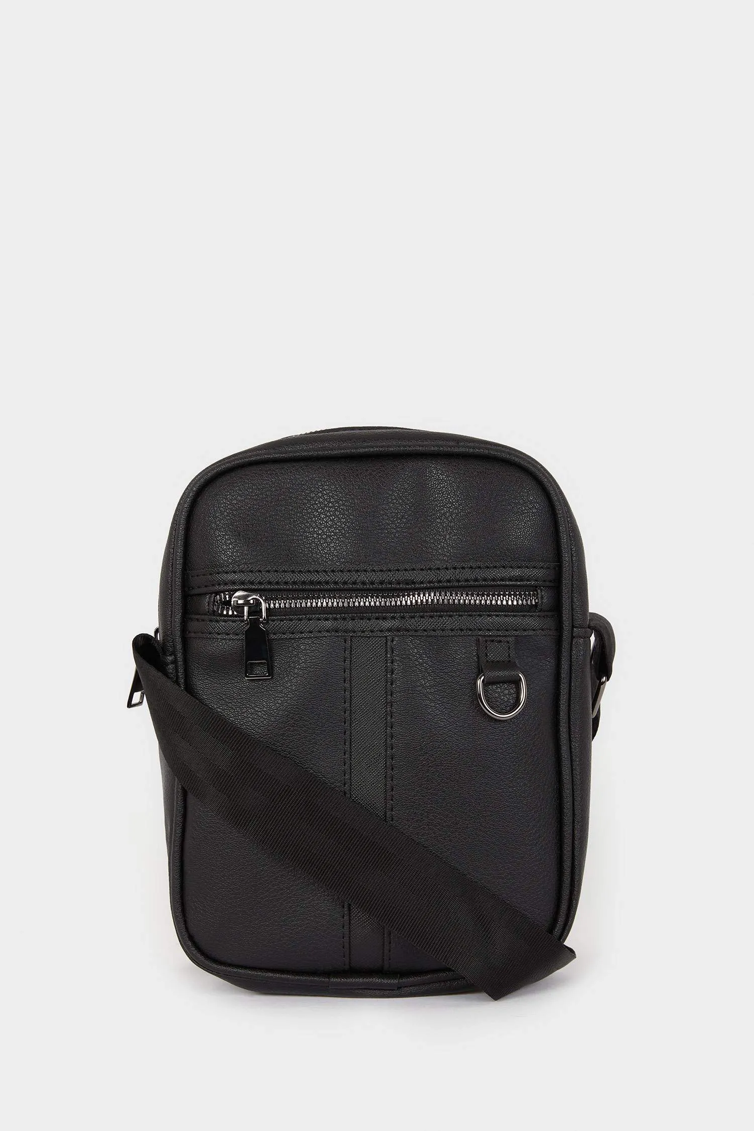 Men's Faux Leather Cross Bag