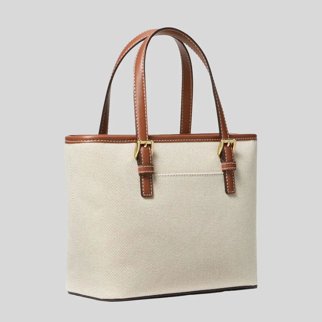MICHAEL KORS Jet Set Travel Extra-Small Canvas Top-Zip Tote Bag Luggage RS-35S4GTVT0C