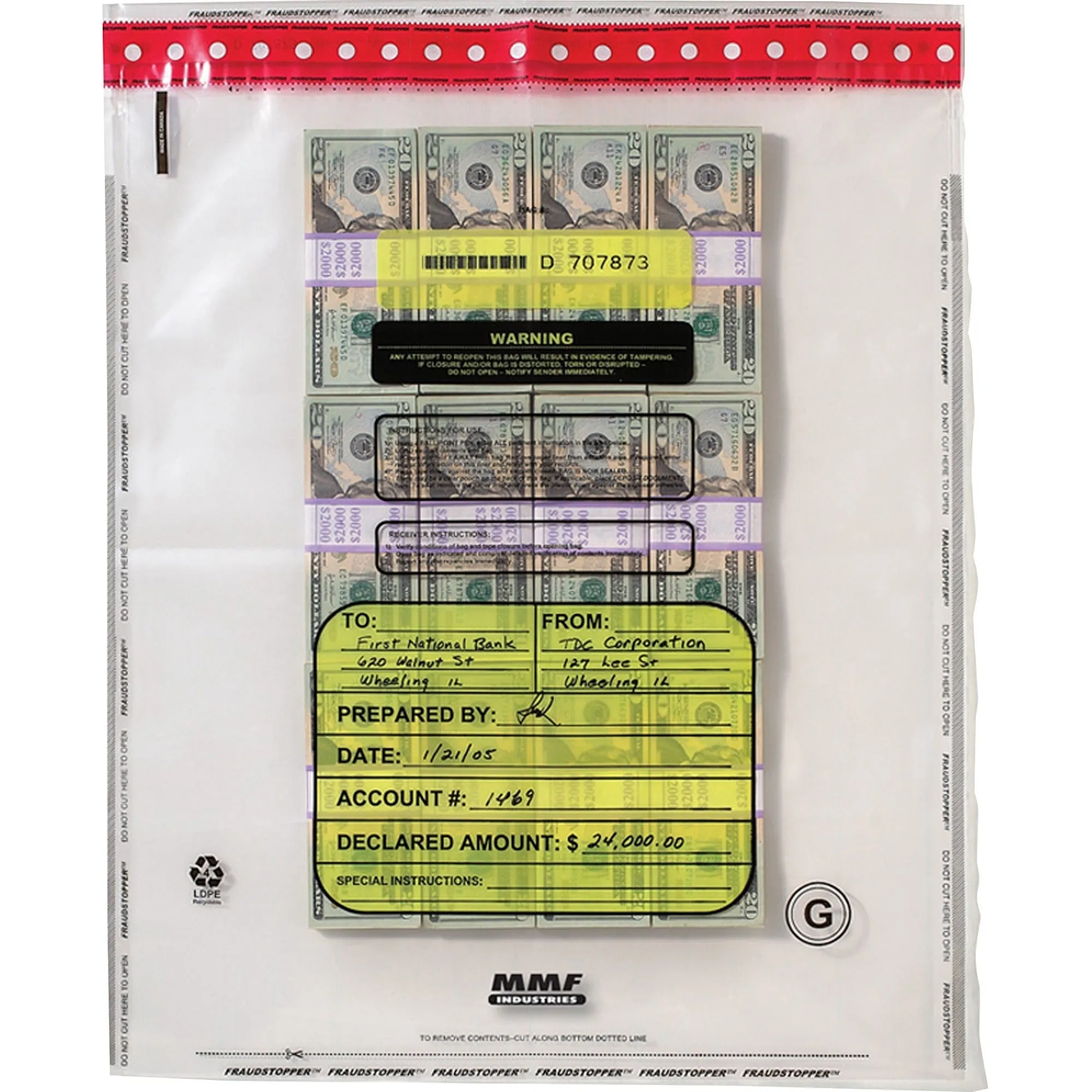 MMF Tamper Evident Bundle Bags