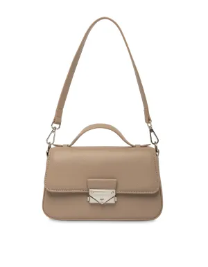 Mocha Brooklyn Messenger Crossbody Bag - Taupe