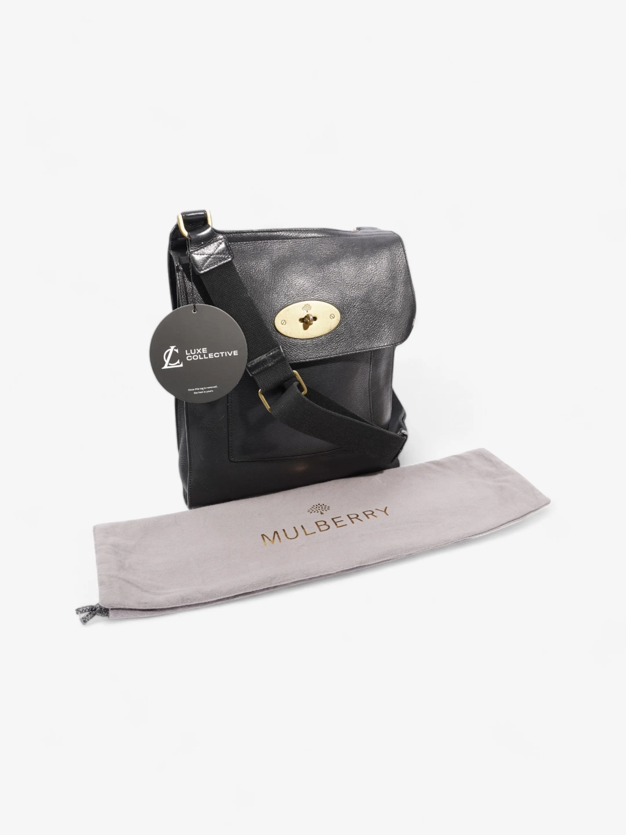 Mulberry Antony Messenger Black Large