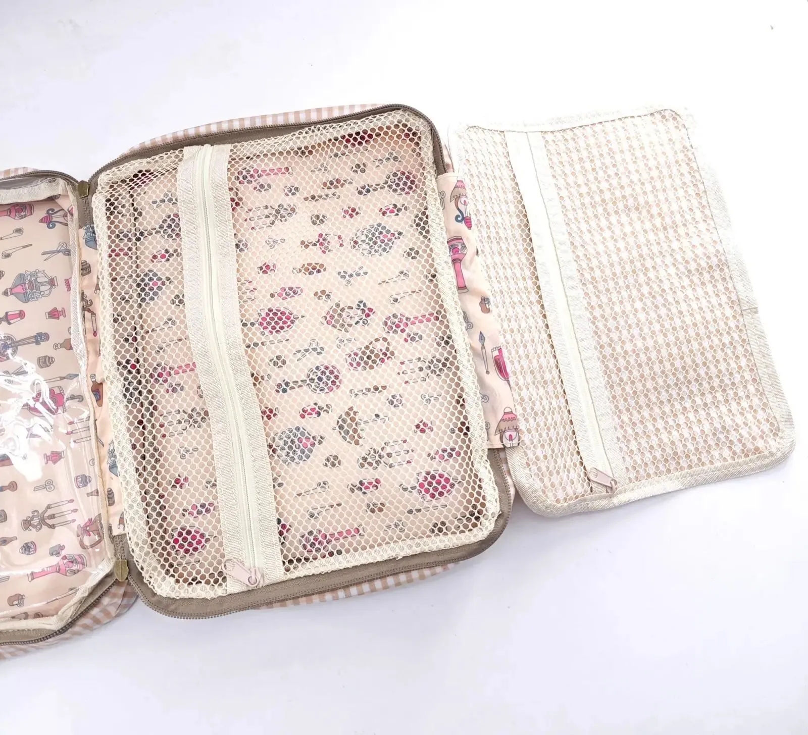 Neceser Maxi compartimentos waterproof Vichy Topo Bags Garden