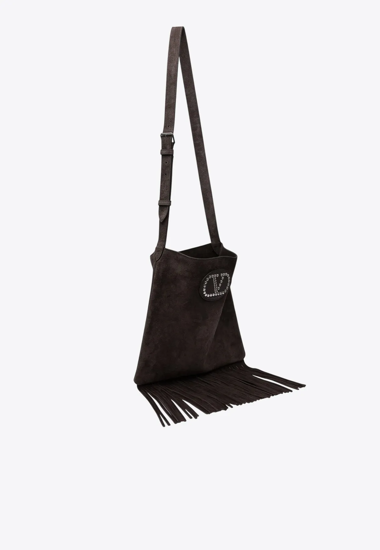 Nellcote Leather Fringed Crossbody Bag