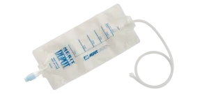 Nephrostomy Drainage  Clear Bag, 600mL Twist Drain Valve Merit Medical