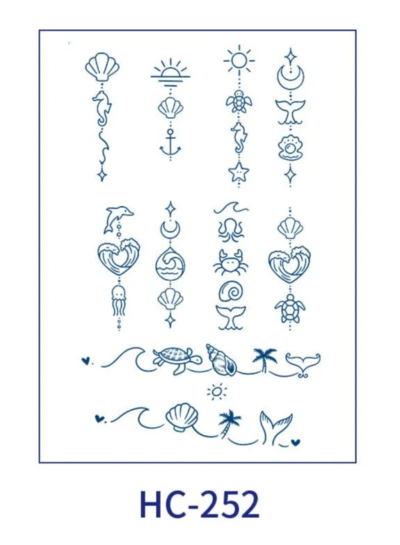 Off Blu™️ World Variety Temporary Tattoo