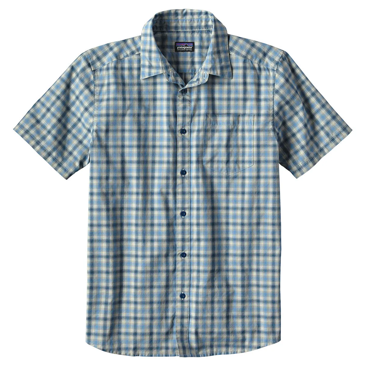 Patagonia Men's Fezzman Shirt - Costa Small: Big Sur Blue - Small