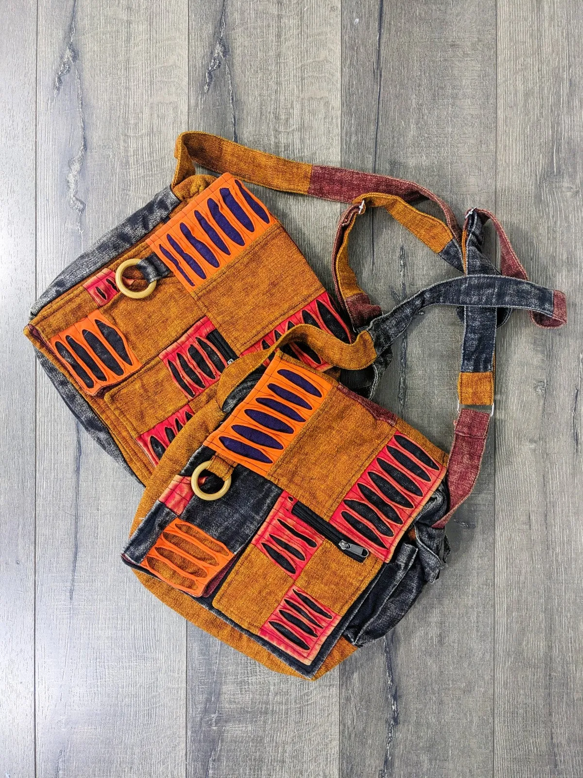 Patch & Slash Flap Bag