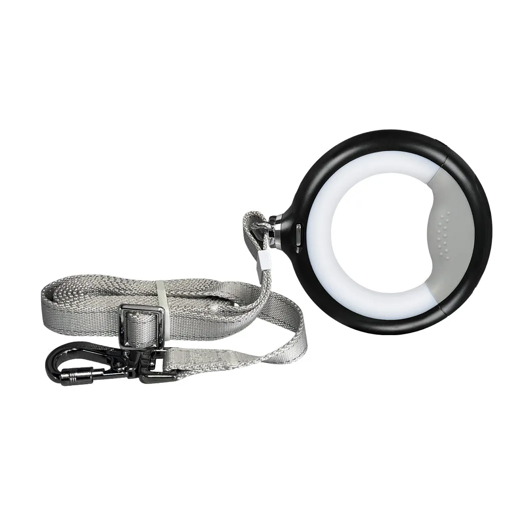 PaWz LED Dog Leash Lead Walking Rope Black