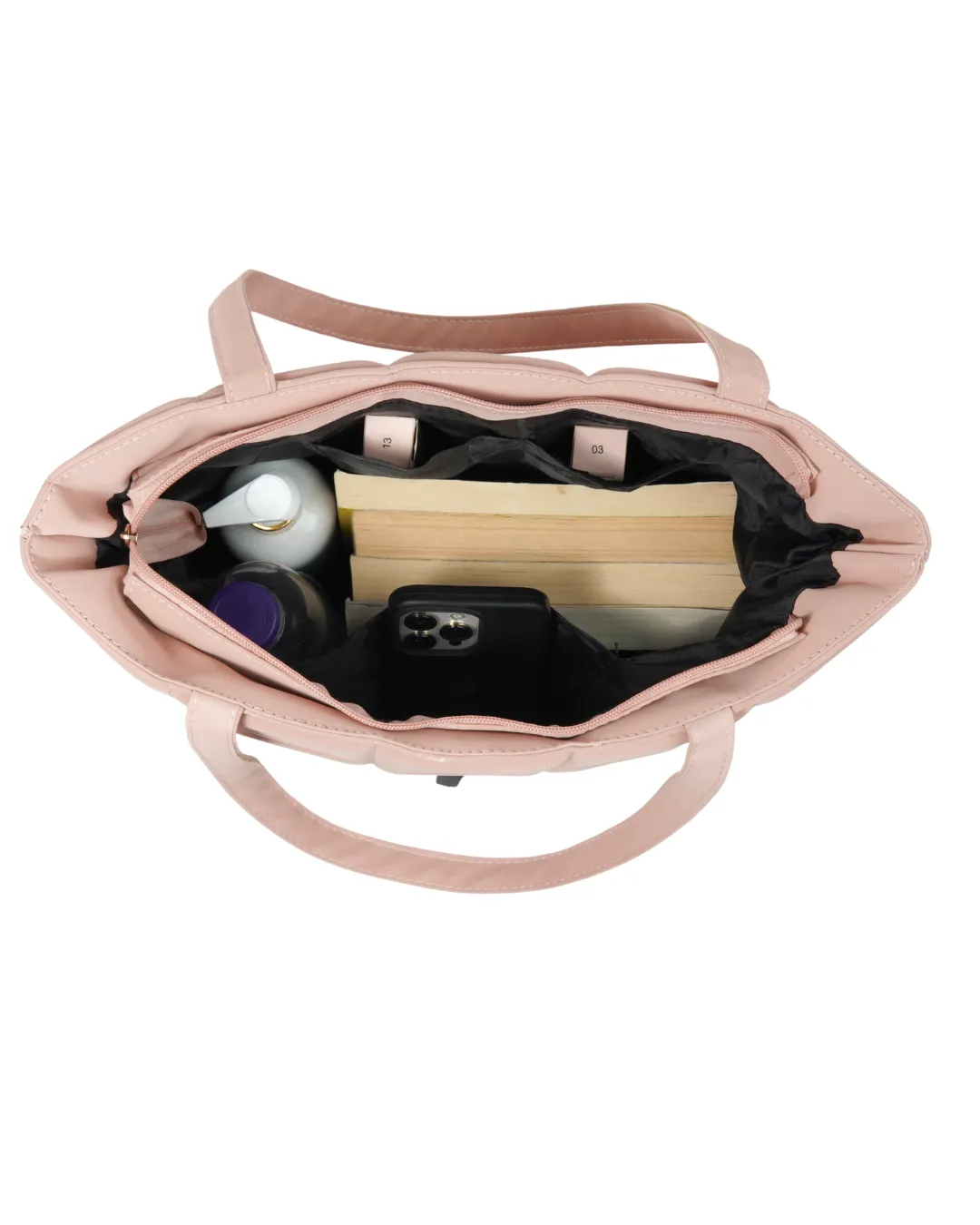 Peach Pink Belle Luxe Tote Bag