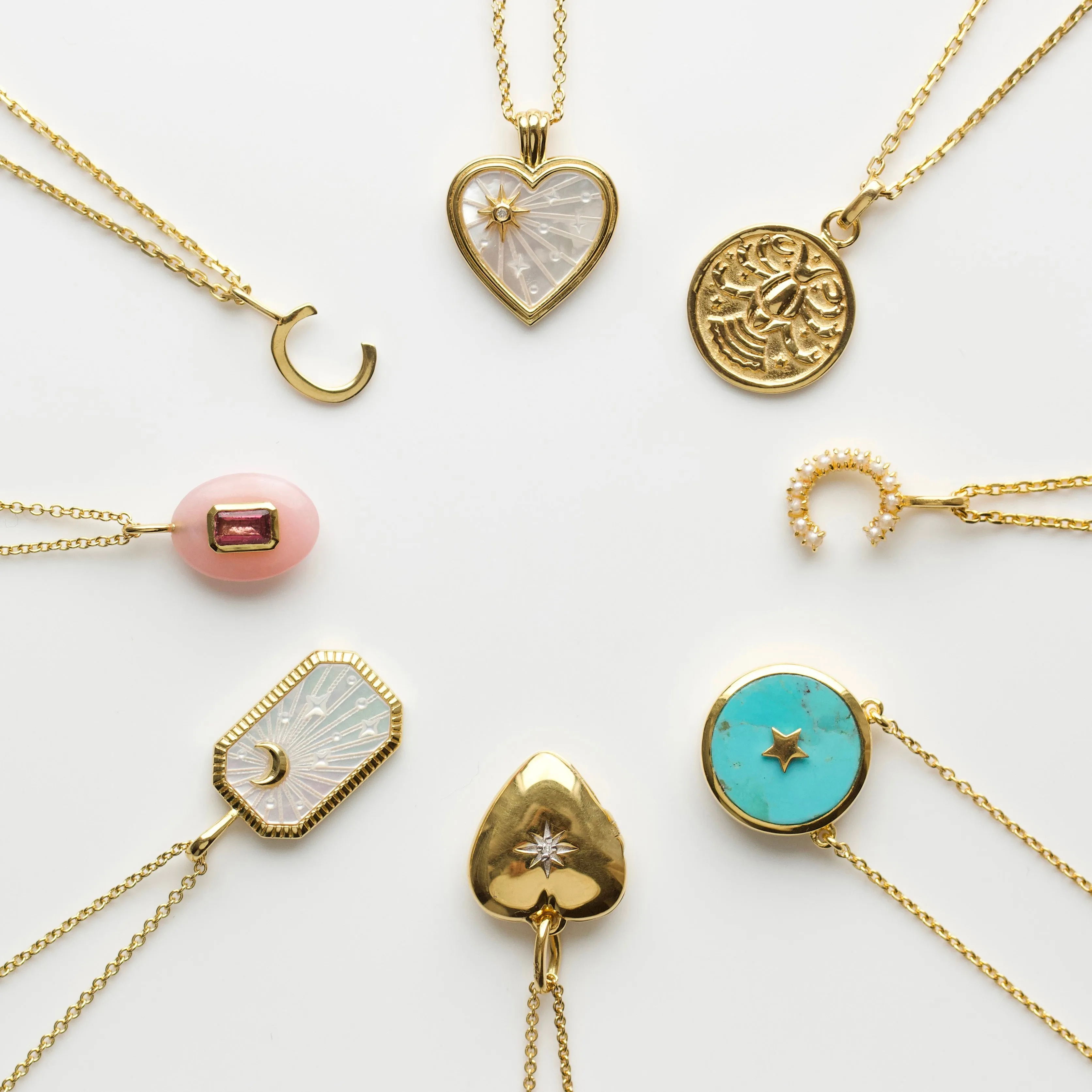 Pearl Initial Necklace